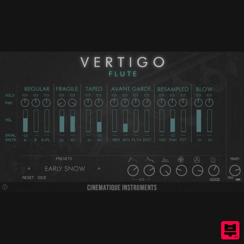 Cinematique Instruments Vertigo Flute - Kontakt Instrument