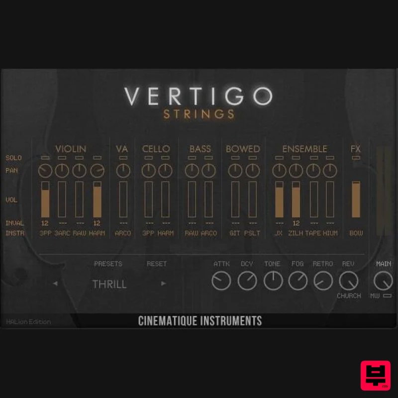 Cinematique Instruments Vertigo Strings - Professional Music Instrument Photo