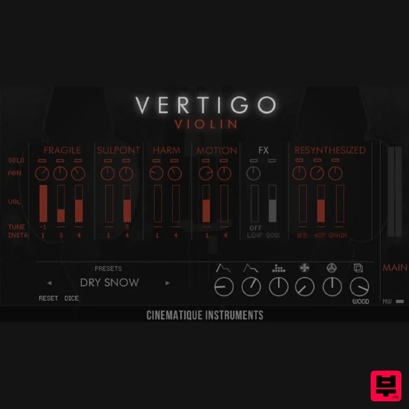 Cinematique Instruments Vertigo Violin - Kontakt Instrument