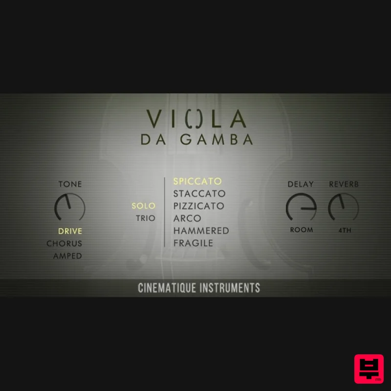 Cinematique Instruments Viola da Gamba - Kontakt Instrument