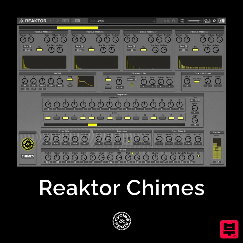Cycles & Spots Reaktor Chimes - Reaktor Instrument
