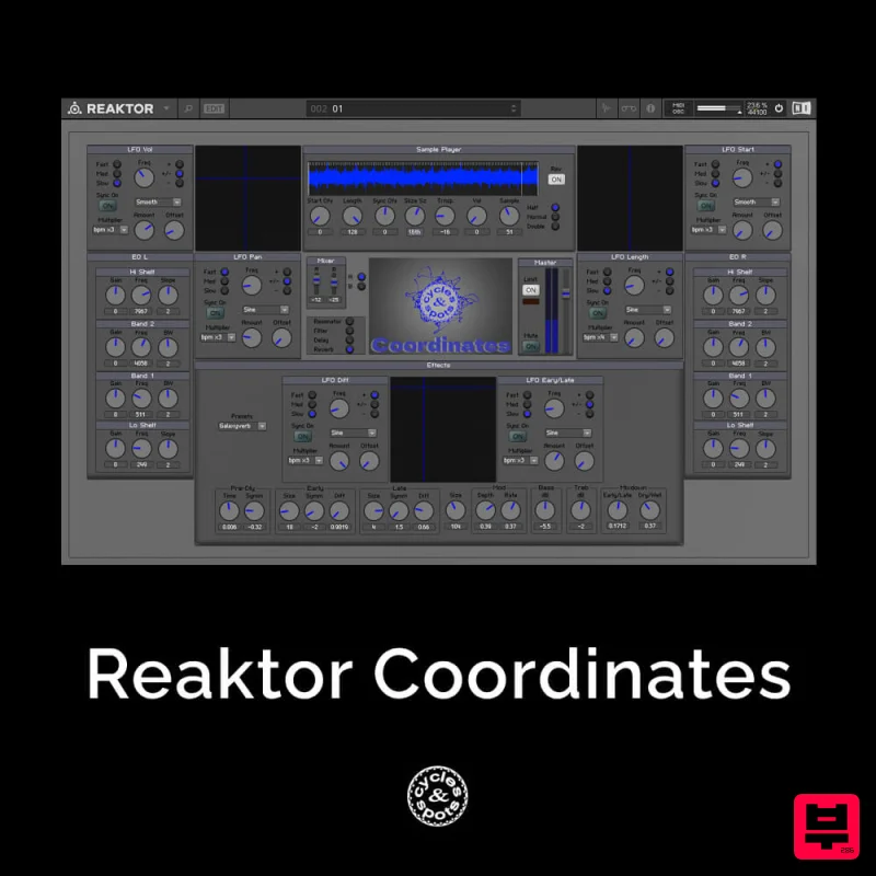 Cycles & Spots Reaktor Coordinates - Reaktor Instrument