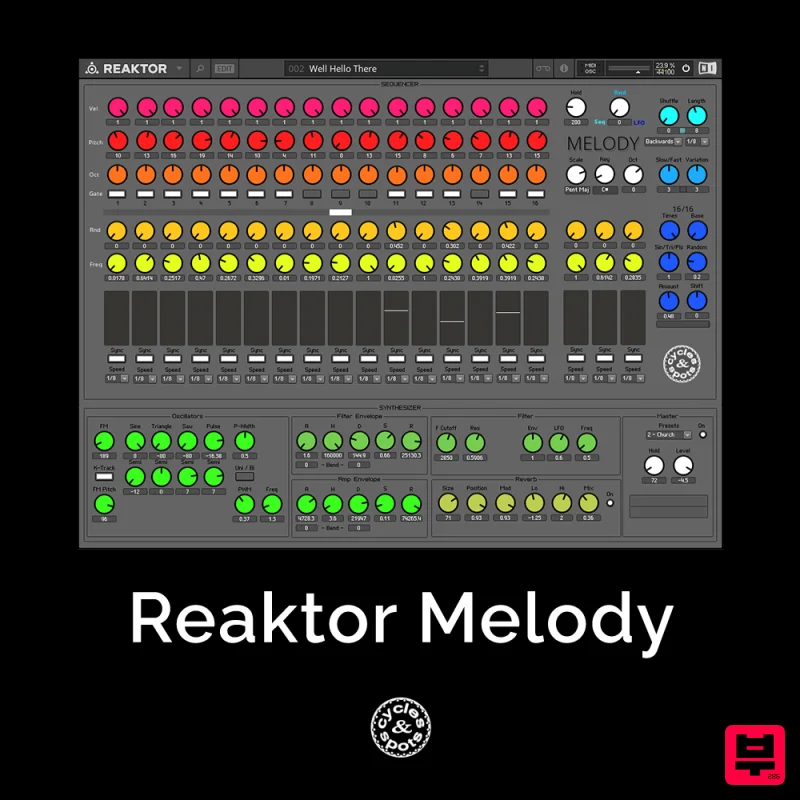Cycles & Spots Reaktor Melody - Reaktor Instrument