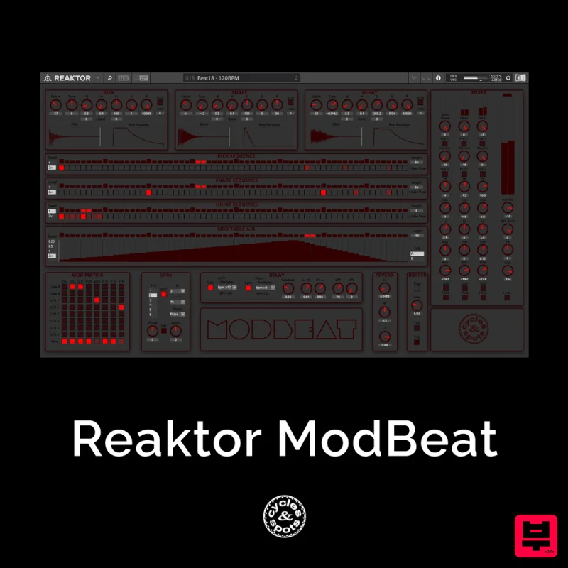 Cycles & Spots Reaktor ModBeat - Reaktor Instrument