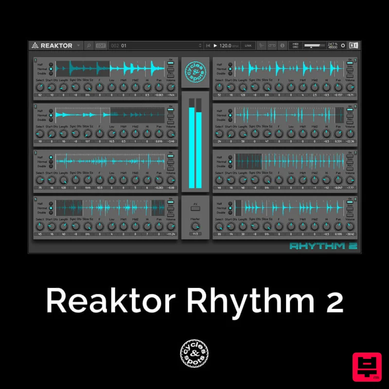 Cycles & Spots Reaktor Rhythm 2 - Reaktor Instrument
