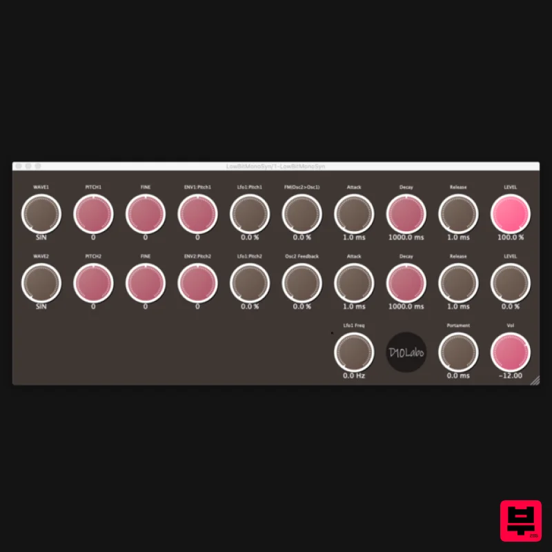 D10Labo LowBitMonoSyn - Synth