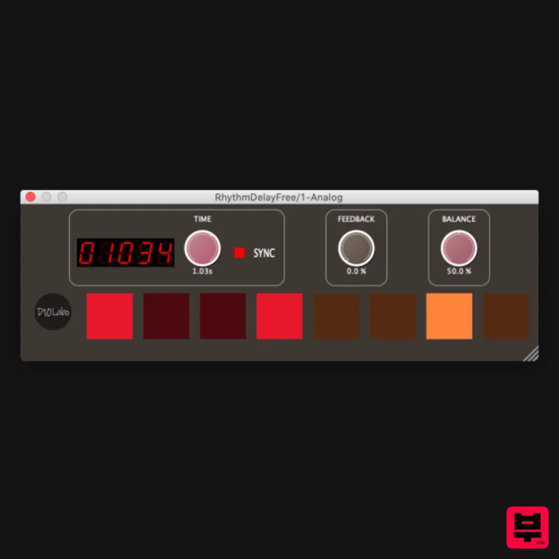 D10Labo RhythmDelayFree - Delay