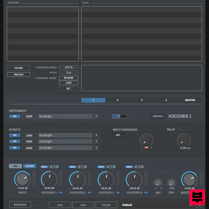 Digital Brain Multiplex Vocoder 3 - Vocoder