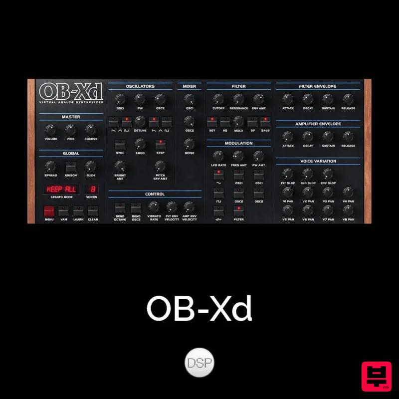 discoDSP OB-Xd - Synth