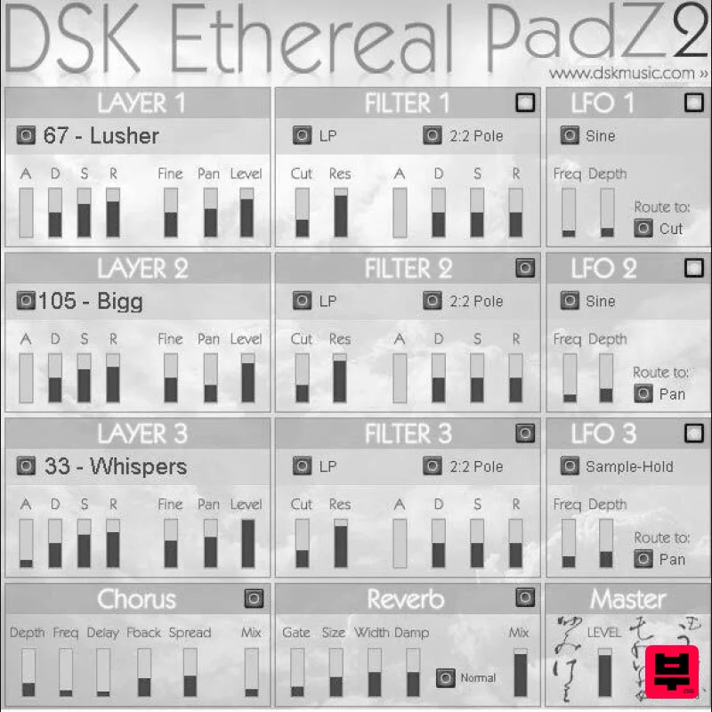 DSK Music DSK Ethereal Padz 2 - Professional Music Instrument Photo