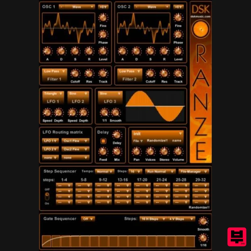 DSK Music DSK OranZe - Professional Music Instrument Photo