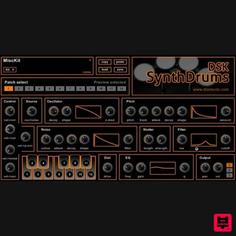 DSK Music DSK SynthDrums - Professional Music Instrument Photo