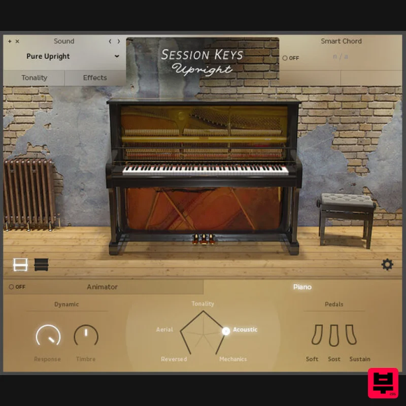 e-instruments Session Keys Upright - Virtual Instruments
