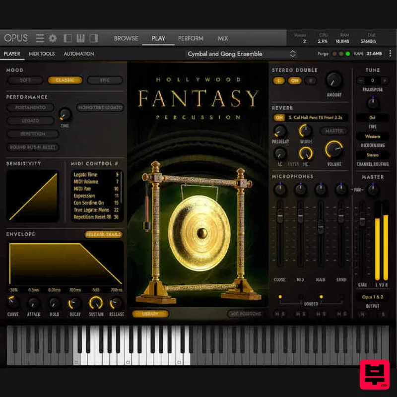 EastWest Sounds Hollywood Fantasy Percussion - Virtual Instruments