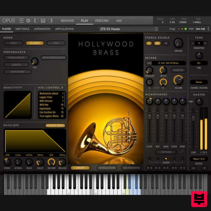 EastWest Sounds Hollywood Orchestra Opus Edition Diamond - Professional Music Instrument Photo