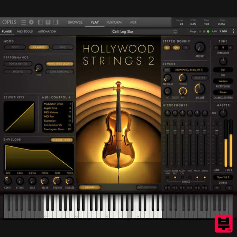 EastWest Sounds Hollywood Strings 2 - Professional Music Instrument Photo