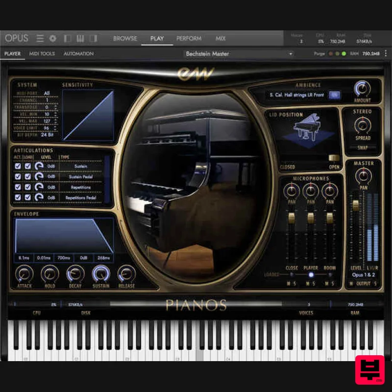 EastWest Sounds Steinway D Platinum - Virtual Instruments