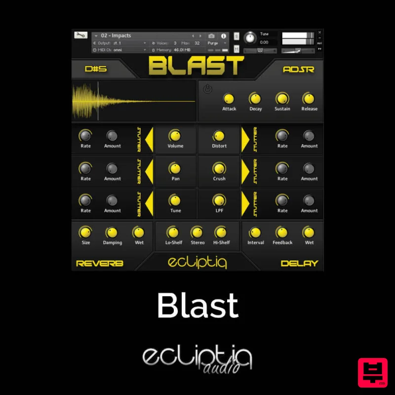 Ecliptiq Audio Blast - Kontakt Instrument