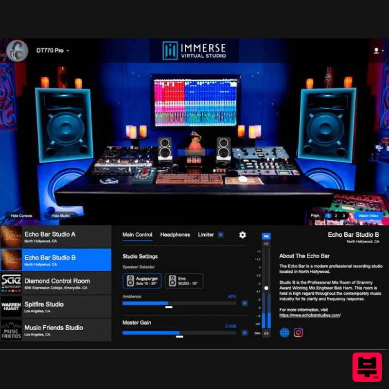 Embody Immerse Virtual Studio | All Access - Referencing Tools
