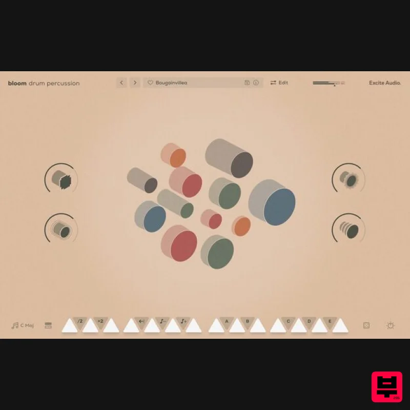 Excite Audio Bloom Drum Percussion - Virtual Instruments