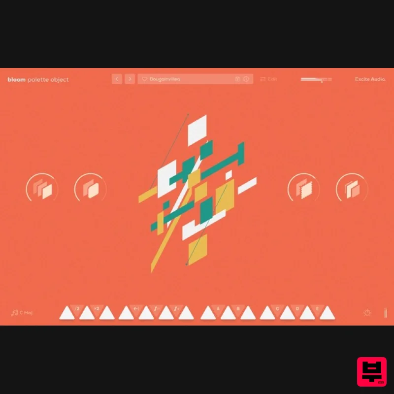 Excite Audio Bloom Palette Object Lite - Virtual Instruments