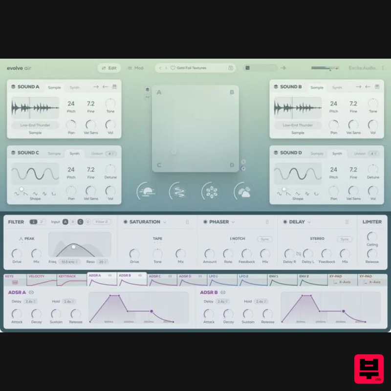 Excite Audio Evolve Air - Virtual Instruments