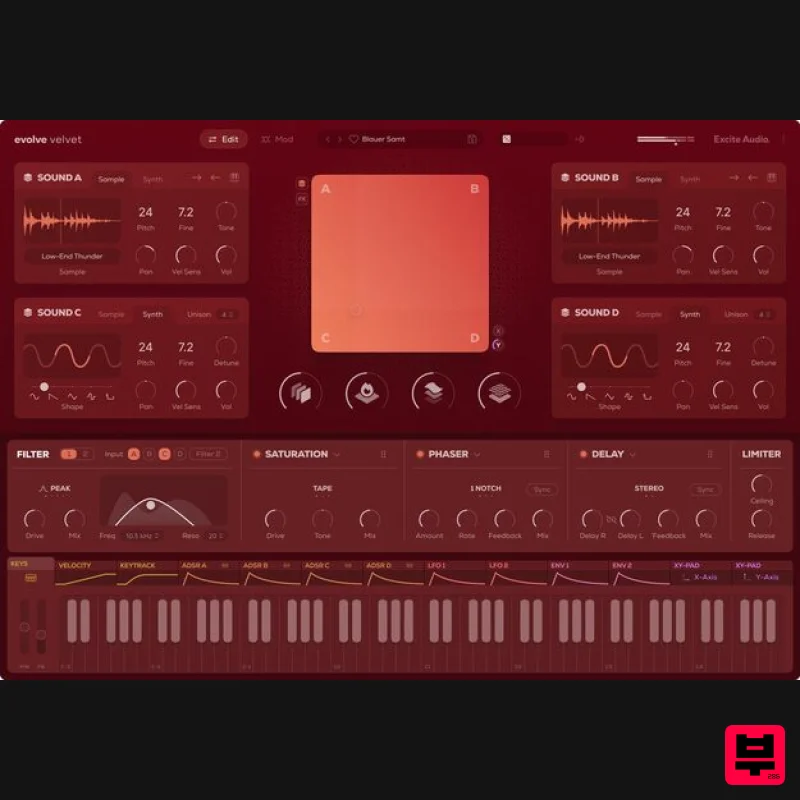 Excite Audio Evolve Velvet - Virtual Instruments