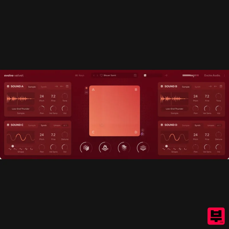 Excite Audio Evolve Velvet Lite - Virtual Instruments