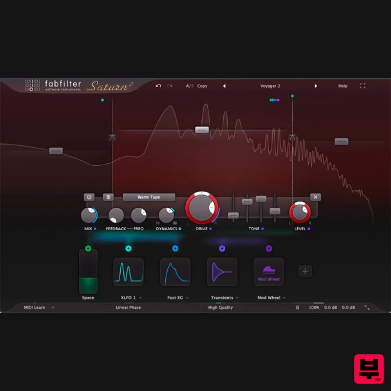 FabFilter FabFilter Saturn 2 - Professional Music Instrument Photo