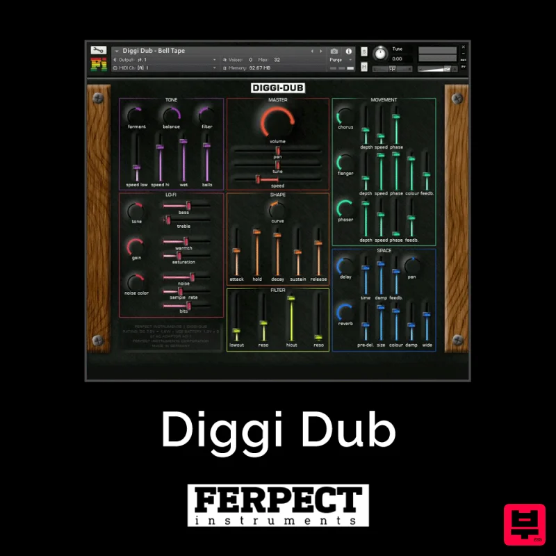 Ferpect Diggi Dub - Kontakt Instrument