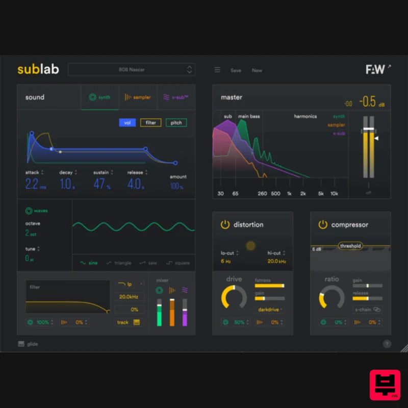 Future Audio Workshop SubLab - Synth