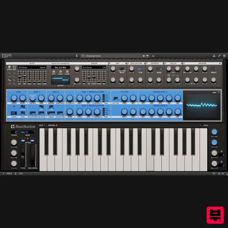GForce Software Novation Bass Station - Synth