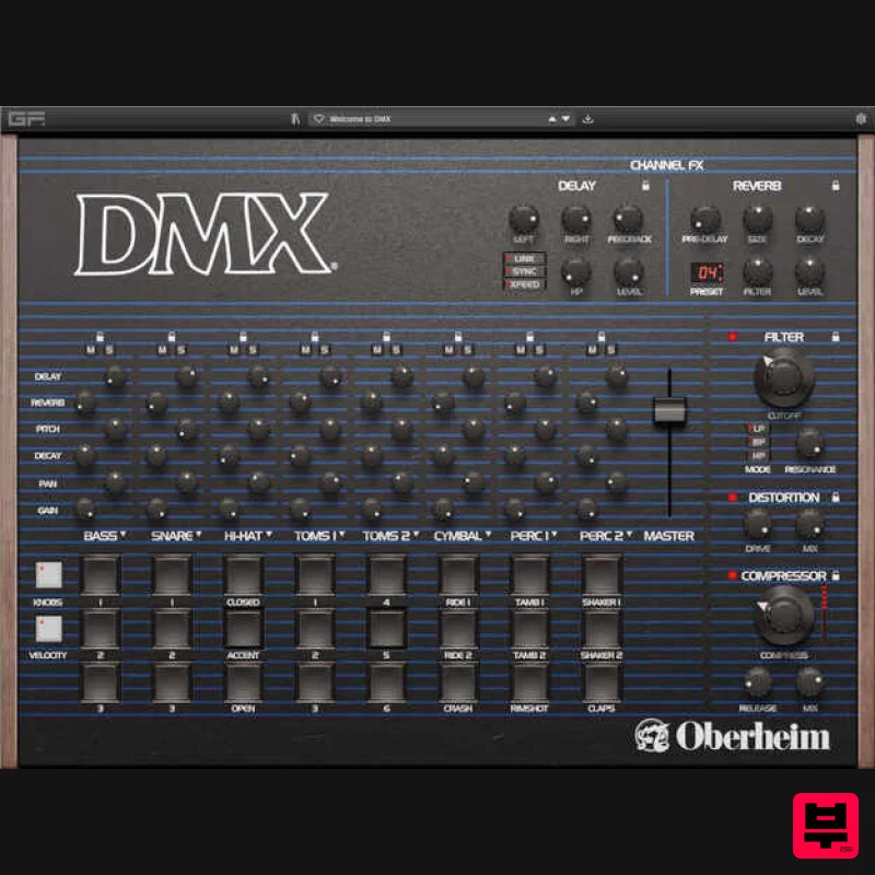 GForce Software Oberheim DMX - Professional Music Instrument Photo