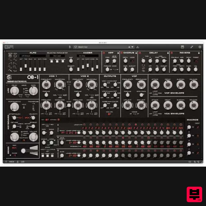 GForce Software Oberheim OB-1 - Synth