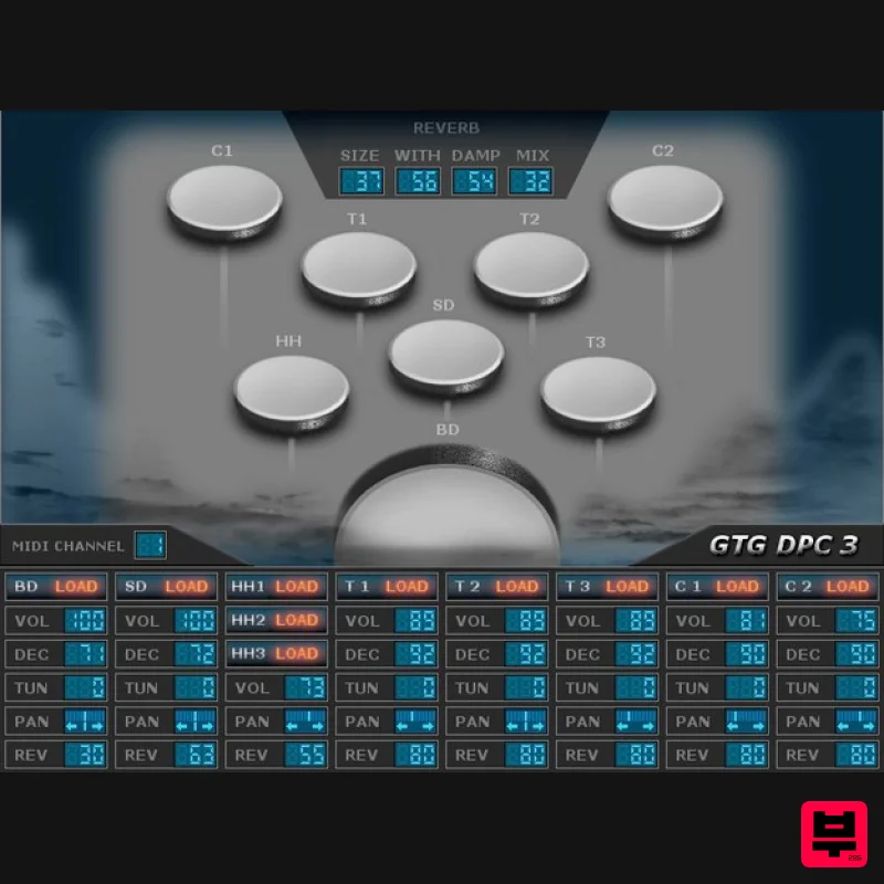 GTG Synths GTG DPC 3 - Drum Machine