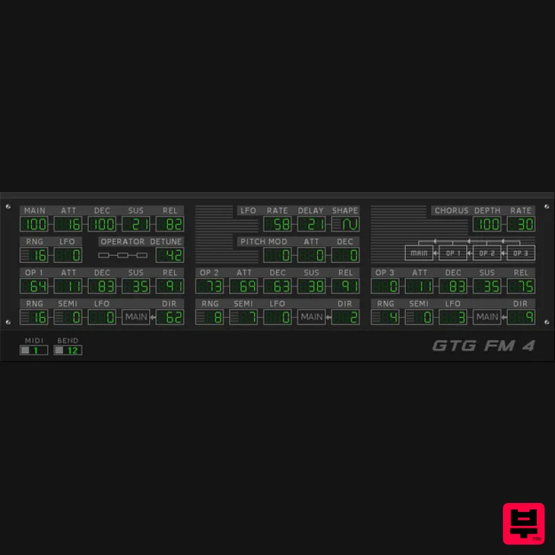 GTG Synths GTG FM4 - Professional Music Instrument Photo