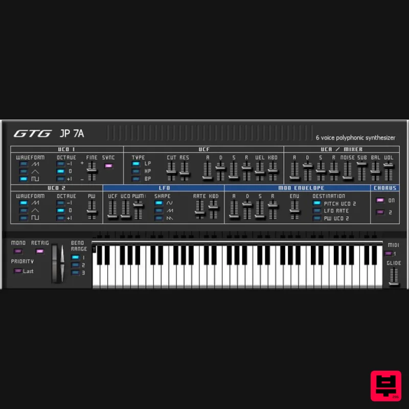 GTG Synths GTG JP 7A - Professional Music Instrument Photo