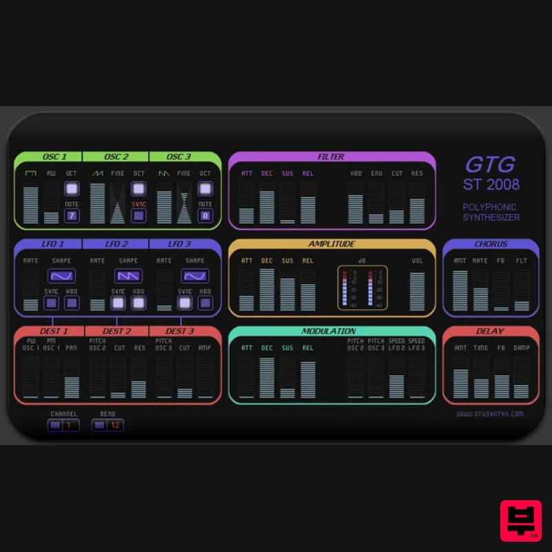 GTG Synths GTG ST 2008 - Professional Music Instrument Photo