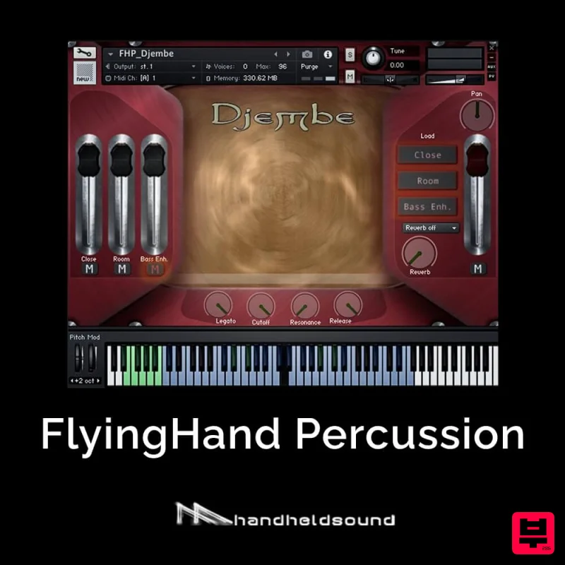 Handheld Sound FlyingHand Percussion - Kontakt Instrument