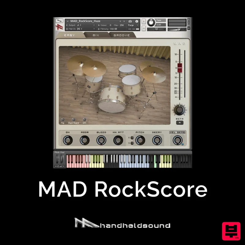 Handheld Sound MAD RockScore - Kontakt Instrument