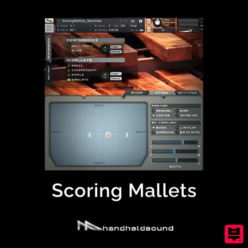 Handheld Sound Scoring Mallets - Kontakt Instrument