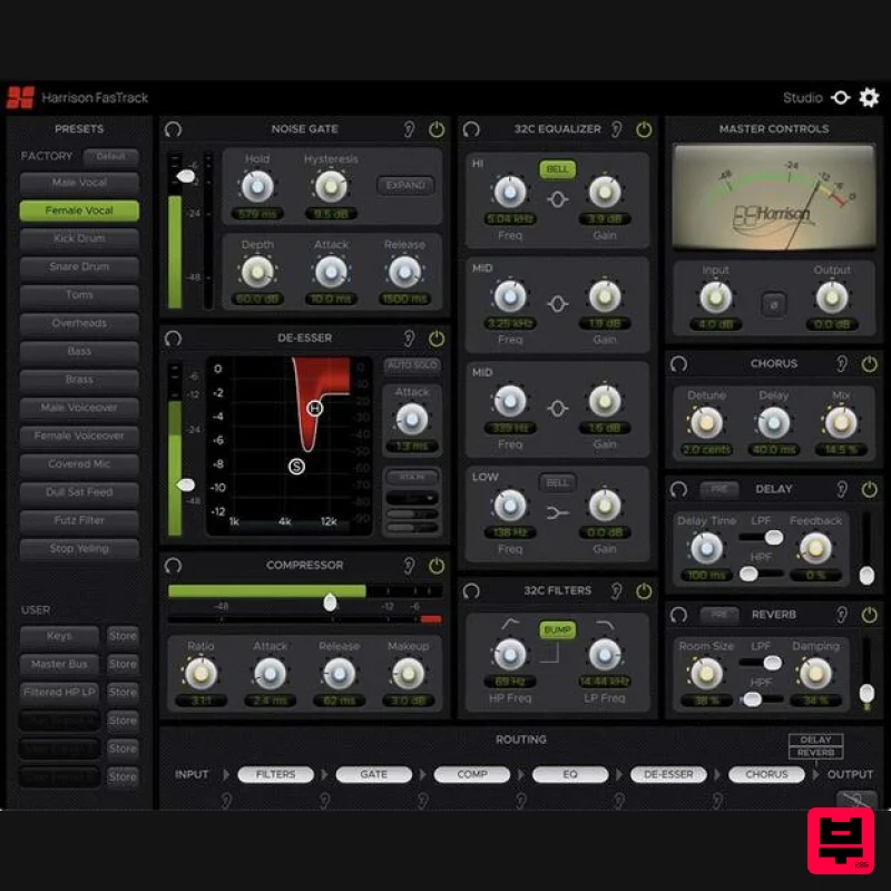 Harrison Consoles FasTrack - Channel Strip