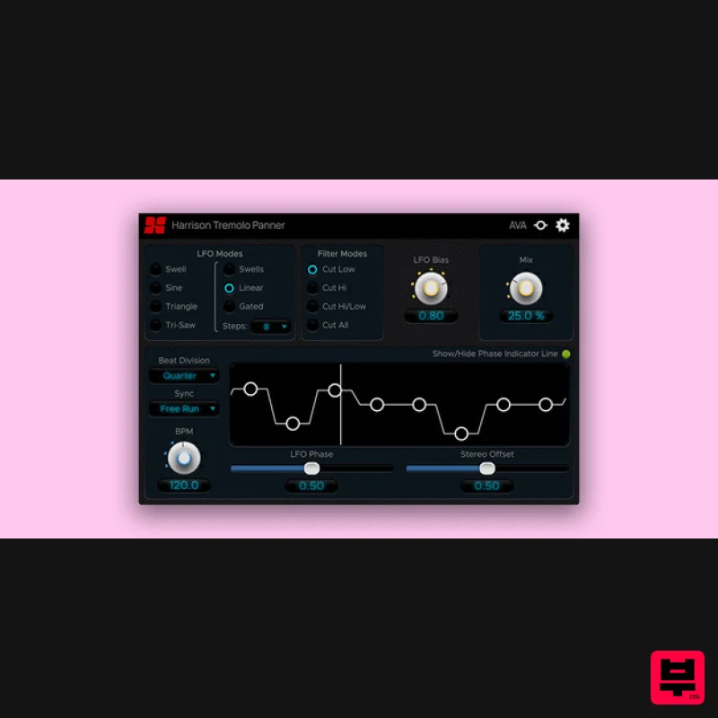 Harrison Consoles Tremolo Panner - Stereo Width
