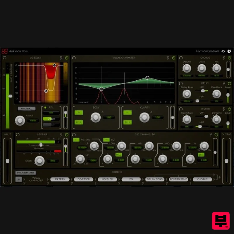 Harrison Consoles Vocal Flow - Vocal Processing