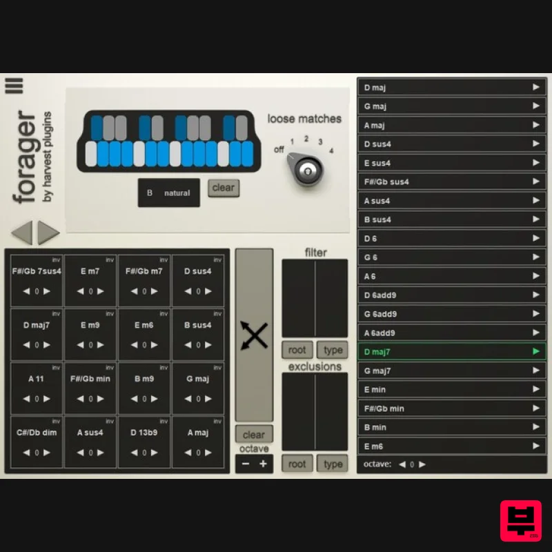 Harvest Plugins Forager - Professional Music Instrument Photo