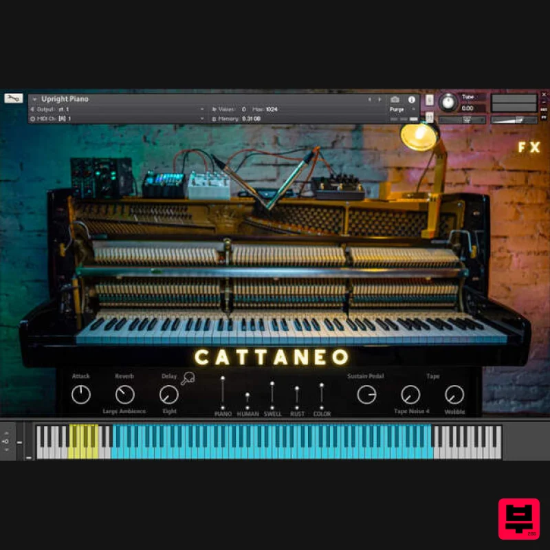 Have Audio Cattaneo Upright Piano - Kontakt Instrument