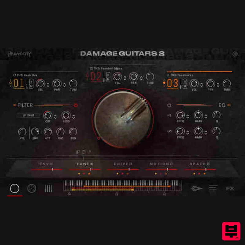 Heavyocity Damage Guitars 2 - Kontakt Instrument