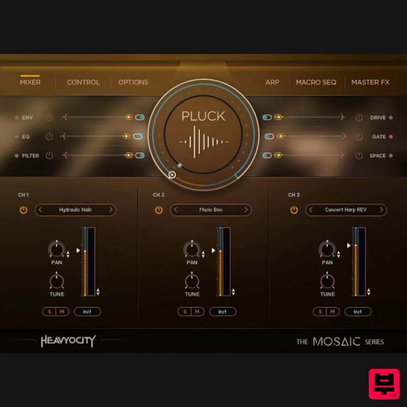 Heavyocity Mosaic Pluck - Kontakt Instrument