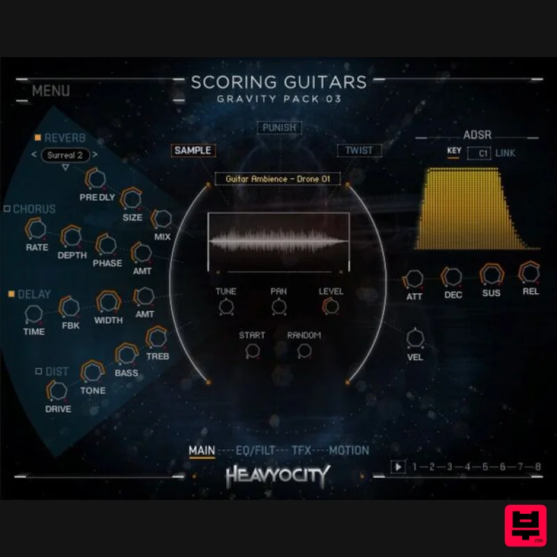 Heavyocity Scoring Guitars - Kontakt Instrument