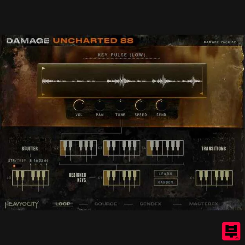 Heavyocity UNCHARTED 88 - Professional Music Instrument Photo